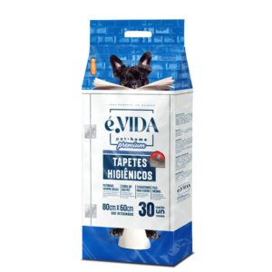 Tapete Higiênico É Vida Premium 80x60cm - 30 Unidades