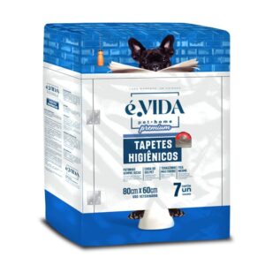 Tapete Higiênico É Vida Premium 80x60cm - 7 Unidades